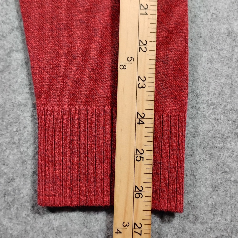 Smartwool Sparwood Crew‎ Sweater Men's M Currant Marl Red Merino Wool Blend Red - Picture 10 of 11